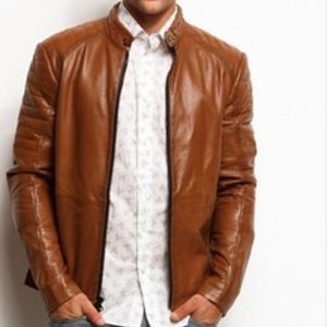 Lamb Leather Moto Jacket